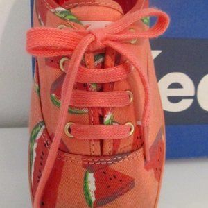 Keds, Champion, Summer "Watermelon" Print Sneaker, Lace Up 7.5